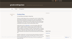 Desktop Screenshot of greatcookingclass.wordpress.com