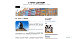 Desktop Screenshot of courrierdanemark.wordpress.com