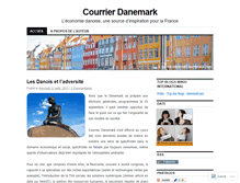 Tablet Screenshot of courrierdanemark.wordpress.com