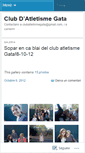 Mobile Screenshot of clubatletismegata.wordpress.com