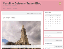 Tablet Screenshot of carolinegeisen.wordpress.com