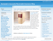 Tablet Screenshot of encharterinsuranceaccountsreceivable.wordpress.com