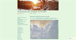 Desktop Screenshot of channelingrace.wordpress.com