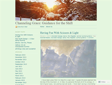 Tablet Screenshot of channelingrace.wordpress.com