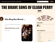 Tablet Screenshot of bravesons.wordpress.com