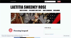 Desktop Screenshot of laetitiasweeneyrose.wordpress.com