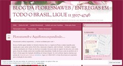 Desktop Screenshot of floresnaweb.wordpress.com