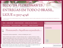 Tablet Screenshot of floresnaweb.wordpress.com