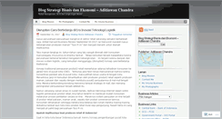 Desktop Screenshot of businessenvironment.wordpress.com