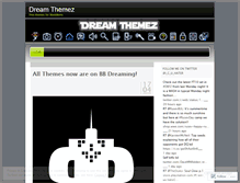 Tablet Screenshot of dreamthemez.wordpress.com