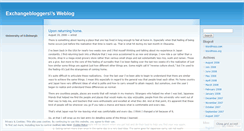 Desktop Screenshot of exchangebloggers.wordpress.com