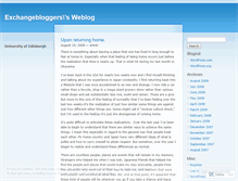 Tablet Screenshot of exchangebloggers.wordpress.com