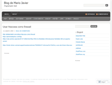 Tablet Screenshot of mariojavier79.wordpress.com