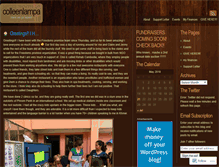 Tablet Screenshot of colleenlampa.wordpress.com