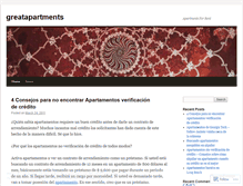 Tablet Screenshot of greatapartments.wordpress.com