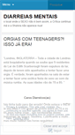 Mobile Screenshot of diarreiasmentais.wordpress.com