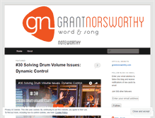 Tablet Screenshot of grantnorsworthy.wordpress.com