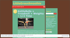 Desktop Screenshot of littlegreensmoothie.wordpress.com