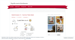 Desktop Screenshot of paprikameetskardamom.wordpress.com