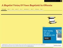 Tablet Screenshot of ovocebaptistainoltenia.wordpress.com