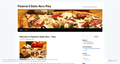 Desktop Screenshot of pizzeriagattonero.wordpress.com