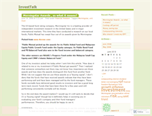 Tablet Screenshot of investtalk.wordpress.com
