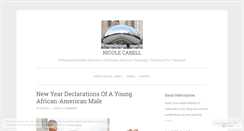 Desktop Screenshot of nicolecabell.wordpress.com