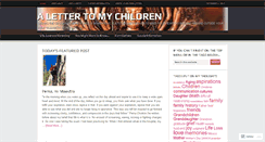 Desktop Screenshot of alettertomychildren.wordpress.com