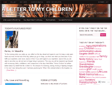 Tablet Screenshot of alettertomychildren.wordpress.com