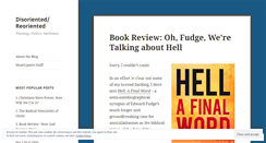 Desktop Screenshot of disorientedtheology.wordpress.com
