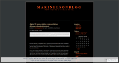 Desktop Screenshot of marinelson.wordpress.com
