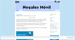 Desktop Screenshot of nogalesmovil.wordpress.com