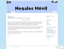 Tablet Screenshot of nogalesmovil.wordpress.com