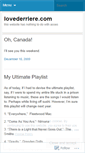Mobile Screenshot of lovederriere.wordpress.com