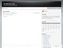 Tablet Screenshot of lovederriere.wordpress.com