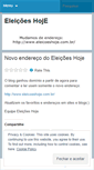 Mobile Screenshot of eleicoeshoje.wordpress.com
