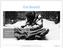 Tablet Screenshot of exitbooted.wordpress.com