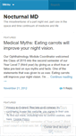 Mobile Screenshot of nocturnalmd.wordpress.com