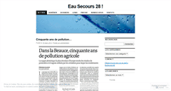 Desktop Screenshot of eausecours28.wordpress.com