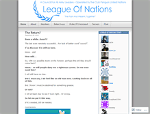 Tablet Screenshot of cpleagueofnations.wordpress.com