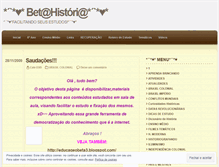 Tablet Screenshot of betahistoria.wordpress.com