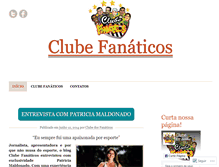 Tablet Screenshot of clubedosfanaticos.wordpress.com