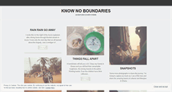 Desktop Screenshot of knownoboundaries.wordpress.com