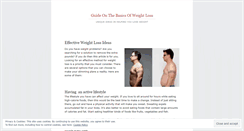 Desktop Screenshot of effectiveweightlossideas.wordpress.com