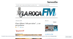 Desktop Screenshot of larocafm.wordpress.com