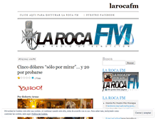 Tablet Screenshot of larocafm.wordpress.com