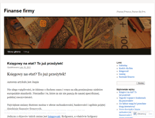 Tablet Screenshot of finansefirmy.wordpress.com