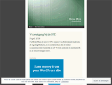 Tablet Screenshot of pietdemoor.wordpress.com