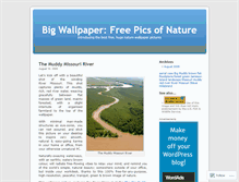 Tablet Screenshot of bigwallpaper.wordpress.com
