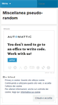 Mobile Screenshot of miscellaneo.wordpress.com